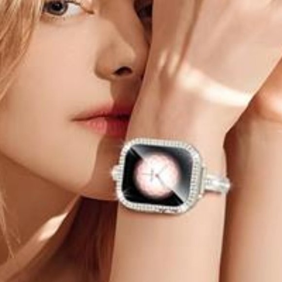 NEW Slim Bling Diamond Apple Watch Band with Case main image 6